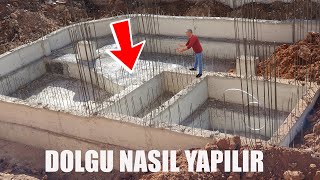 Dolgu NASIL Yapılır  İnşaat Videoları Temel Dolgusu [upl. by Yardna237]