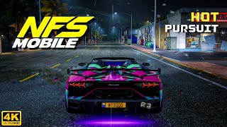 NFS MOBILE LOOKS INSANE ON MAXGRAPHICS  NIGHT PURSUIT GAMEPLAY [upl. by Kellia738]