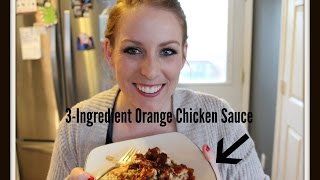 3 Ingredient Orange Chicken Recipe [upl. by Strauss370]