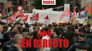 MADRID  Huelga estudiantil  Solidaridad con el pueblo palestino EN DIRECTO  MARCA [upl. by Burrows]