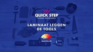 Alle tools die je nodig hebt om laminaat te plaatsen  QuickSteptutorial [upl. by Annalee]