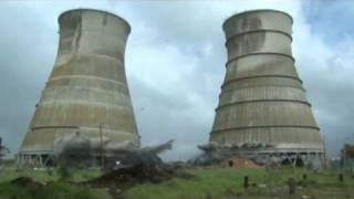 Athlone Towers demolition  best footage [upl. by Yrreiht]