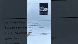 Chicken Wings Recipe recipe shorts [upl. by Dweck]