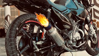 HKS Exhaust on Yamaha ybr  Heavy sound test 😂🔥 [upl. by Esmerelda]