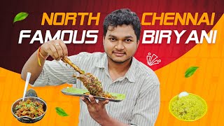 Hotel pandias in washarmpet chennai  Mutton leg  Mutton Biriyani  Nalli [upl. by Aokek959]