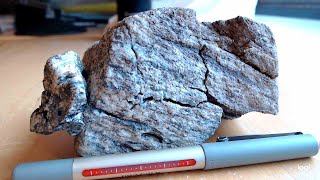 ROCK Academy Partially MELTED GNEISS from Broborg Vitrified Hillfort in Central Sweden [upl. by Iram332]