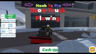 Working Codes Snow Truck Plowing [upl. by Jeffry]