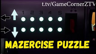 MAZERCISE PUZZLE  Five Nights at Freddys Security Breach [upl. by Anerual]