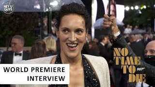 No Time to Die Premiere  Phoebe WallerBridge on writing for James Bond [upl. by Earesed968]