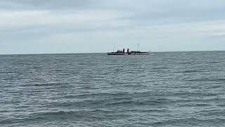 Waverley paddle steamer passes Ventnor Isle of Wight [upl. by Tera]