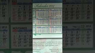 Kalender 2014 [upl. by Crissie]