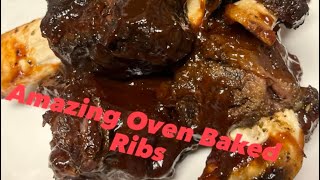 How to make some oven baked beef ribs [upl. by Natanoy]