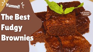 The Best Fudgy Brownies Recipe with a Crinkle Top  A Simple Way to Make Perfect Fudgy Brownies [upl. by Niawtna]