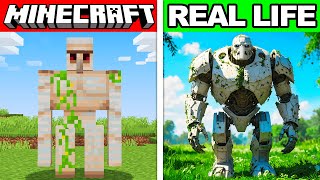 Minecraft Mobs in REAL LIFE [upl. by Tabbi]