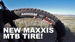 NEW MAXXIS MTB TIRE We Test the Assegai [upl. by Brice]