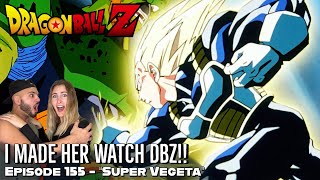 SUPER VEGETA IS BORN VEGETA TRANSFORMS FOR SEMI PERFECT CELL Girlfriends Reaction DBZ Episode 155 [upl. by Aizti]