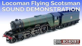 HM189 Flying Scotsman Locoman Sound digital sound demonstration [upl. by Leahcimnoj]