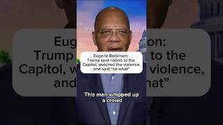 Eugene Robinson Trump sent rioters to the Capitol watched the violence and said so what [upl. by Ffoeg]