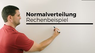 Normalverteilung Rechenbeispiel Stochastik Statistik Mathe by Daniel Jung [upl. by Knut529]