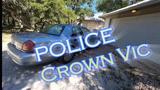 2004 Crown Vic POLICE RACE CARcrownvic racecar Police car [upl. by Breban]