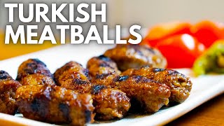 Turkish Meatballs  How to make Inegol Kofte [upl. by Arlo]