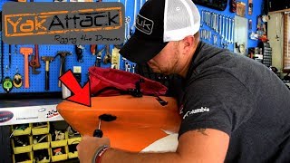 Kayak anchor trolley install  Yakattack HD  DIY  Tips amp Tricks [upl. by Patrizio331]