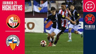 Resumen PrimeraFederación  SD Logroñés 11 CE Sabadell FC  Jornada 21 Grupo 1 [upl. by Relyk]