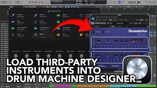 Logic Pro  ThirdParty Instruments in Drum Machine Designer [upl. by Chap859]