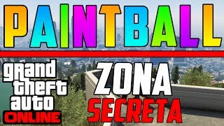 Zona Secreta de Paintball  ¡¡Bolas de Pintura  Lugares Ocultos  GTA V Online [upl. by Tiernan]