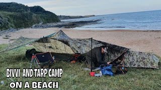 WILD CAMPING ON THE NORTHUMBERLAND COAST [upl. by Tavie849]