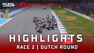 FULL HIGHLIGHTS Race 2 at the Cathedral of Speed 🌷  2024 DutchWorldSBK 🇳🇱 [upl. by Negiam]