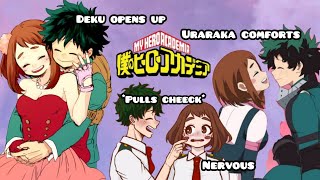 Bnha texting  IzuOcha  Deku opens up to Uraraka 🌼 [upl. by Sanoy]