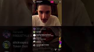 Token DISSES Hopsin live on insta [upl. by Zedecrem682]