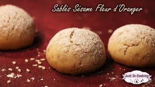 Recette de Sablés Sésame Fleur dOranger [upl. by Nolitta]