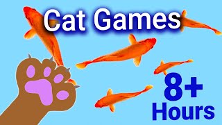 Giochi per gatti  Cattura pesci  video solo per gatti da guardare  Versione 8 ore 🐈 CAT GAMES TV [upl. by Enrika]