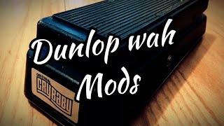 Dunlop Wah mods All 4 from GMR spares [upl. by Lyreb107]