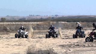 Raptor 700 vs TRX 450 vs Bombardier Ds650 [upl. by Essyle]