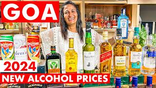 GOA WINESTORE  New Liquor Rates Goa  2024  GOA VLOG  Whiskey Vodka Rum Beer  Panjim City [upl. by Zaria]