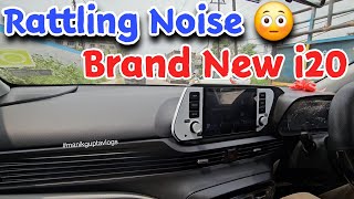 Rattling Noise issue Hyundai i20 Asta 2024 Facelift☹️☹️rattling noise i20 dashboard newi20 [upl. by Joete]