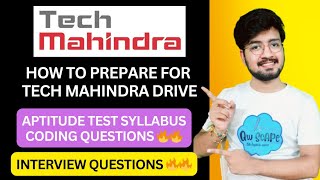 Tech Mahindra interview questions  aptitude syllabus coding questions  techmahindrahiring jobs [upl. by Ardolino]