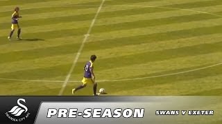 Swansea City Video Exeter City v Swansea City  Highlights [upl. by Hnoj878]