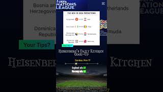 Africa Cup of Nations Qualification Predictions  UEFA Nations League Predictions Tue Nov 19 [upl. by Natal165]