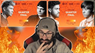 SXIN 🇩🇪 vs Frosty 🇬🇧  Chris TheOdian 🇫🇷 vs DICE 🇰🇷  GBB21 WORLD LEAGUE  14 FINAL  REACTION [upl. by Napoleon602]