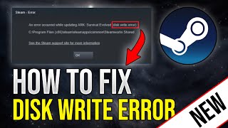 UPDATED 2023 How to Fix Disk Write Error Steam [upl. by Akinnej410]