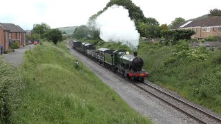 GWSR Cotswold Festival of Steam with the debut of No 6880 Betton Grange steamtrain [upl. by Varipapa]