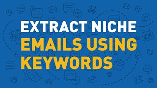 Email Extractor  Extract niche emails using keywords [upl. by Aiuqcaj]