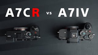 Hybrid camera battle Sony A7CR vs Sony A7IV [upl. by Beera435]