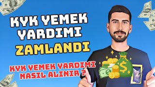 KYK YEMEK YARDIMINA ZAM GELDİ  KYK YEMEK YARDIMI NASIL ALINIR  Kyk Yemek Bursu [upl. by Adnaluoy940]