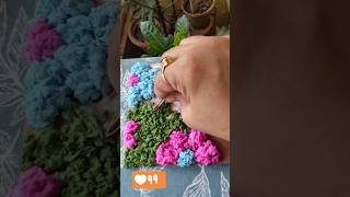 Tissue paper art  Best out of waste paper craft ideas shorts papercraft youtubeshorts reuse [upl. by Michey278]