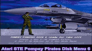 Atari STE Pompey Pirates Compact Games Music Menu 6  Love them Chiptunes [upl. by Sewoll578]